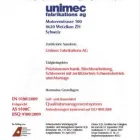Unternehmen 2 Bild UNIMEC FABRIKATIONS AG Metallbauarbeiten, Schlosserarbeiten am Wetzikon ZH