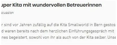 Immagine 18 azienda SMALLWORLD KITA UND KINDERHÜTEDIENST Soziale Einrichtungen/Fürsorge in Olten SO