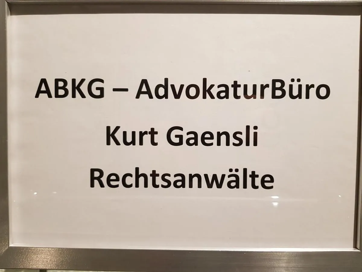Unternehmen 4 Bild GAENSLI RECHTSANWÄLTE