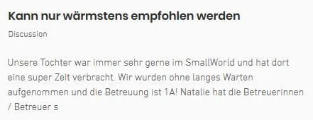 Immagine 11 azienda SMALLWORLD KITA UND KINDERHÜTEDIENST